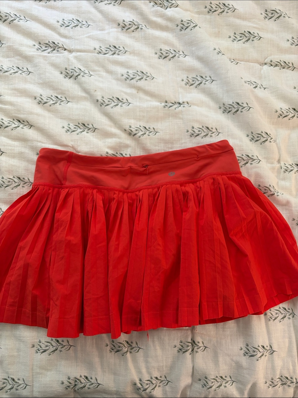 Red Lululemon Women's Pleated Skirt